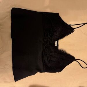 Abercrombie black lace top